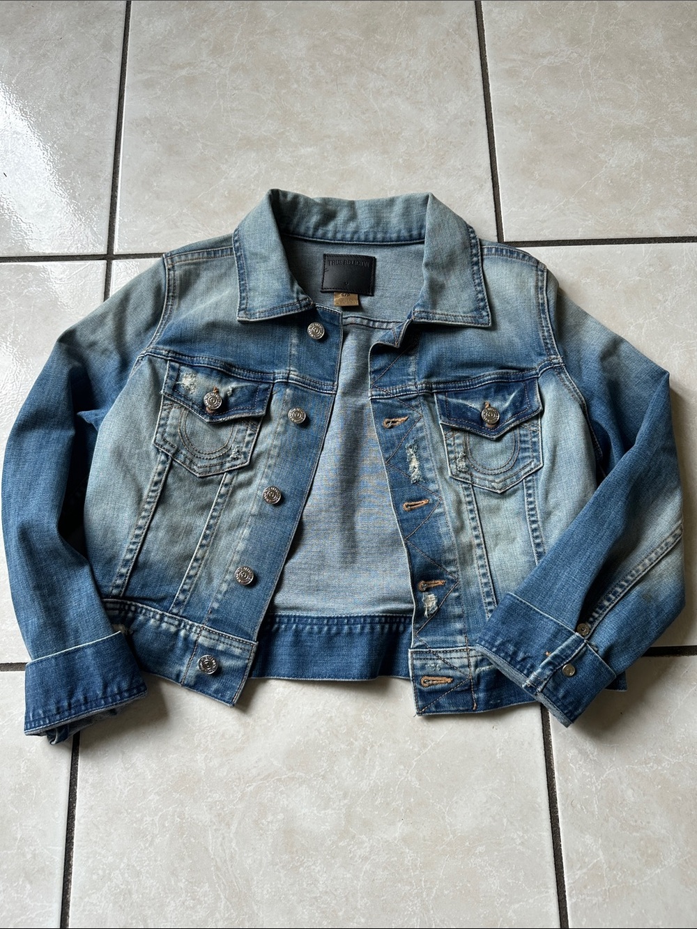 True Religion Light Blue Denim Jacket